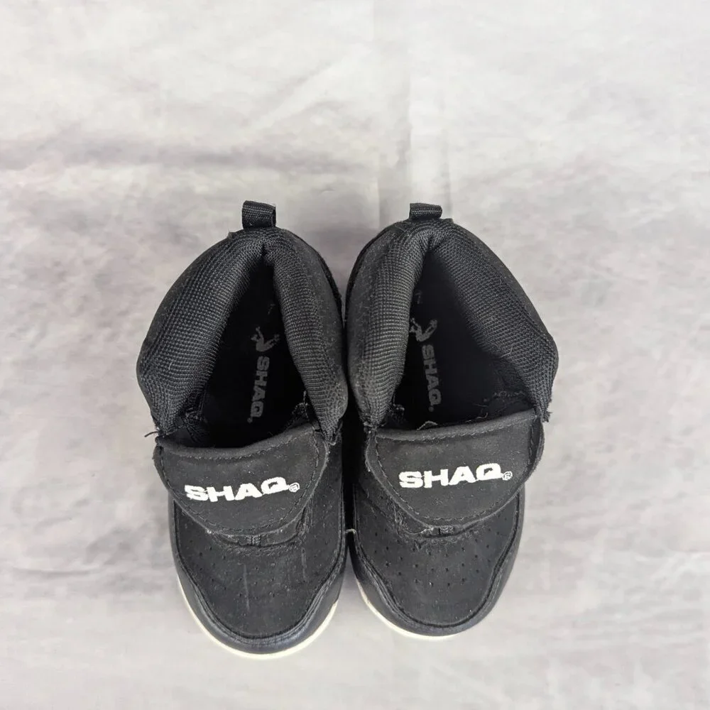 Shaq size 7 infant high-tops black in excellent condition